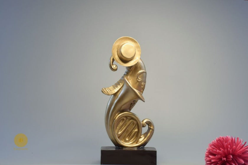 Fushion Trumpet Musical Instrument Statue - The Gharnish - A Unit of Satkala Creations