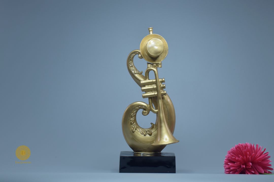 Musical Instrument Showpiece - Trumpet - The Gharnish - A Unit of Satkala Creations