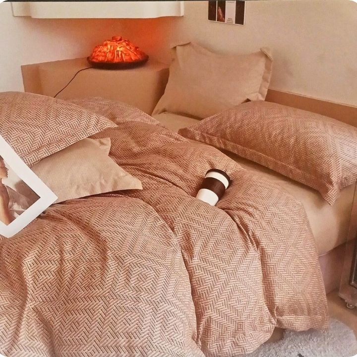 3 Pcs Double Super Soft and Breathable Bedsheet Set - The Gharnish - A Unit of Satkala Creations