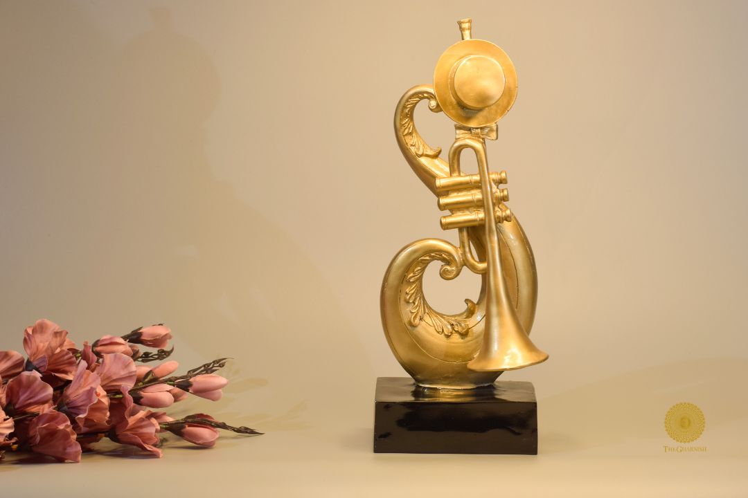 Musical Instrument Showpiece - Trumpet - The Gharnish - A Unit of Satkala Creations