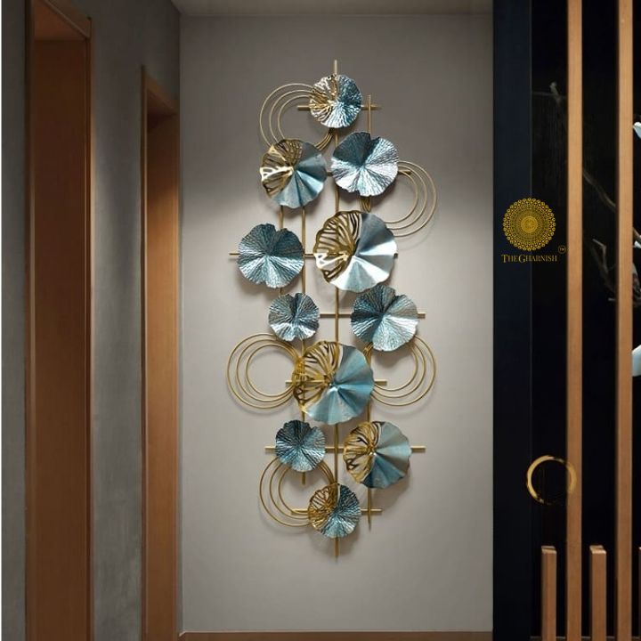 Elegant Flowers Panel Wall Art (48x21 Inches) - The Gharnish - A Unit of Satkala Creations