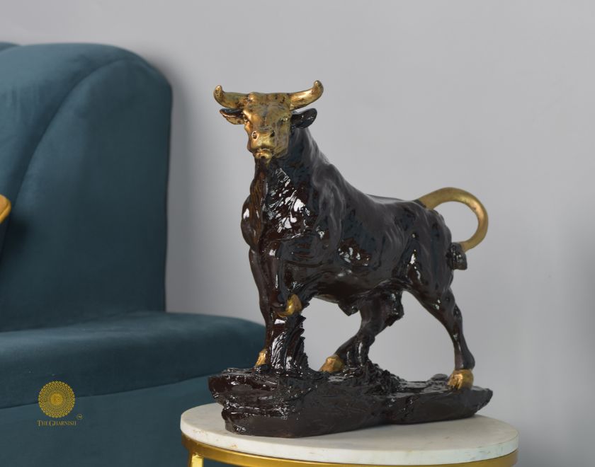 Charging Bull Statue - Big - The Gharnish - A Unit of Satkala Creations
