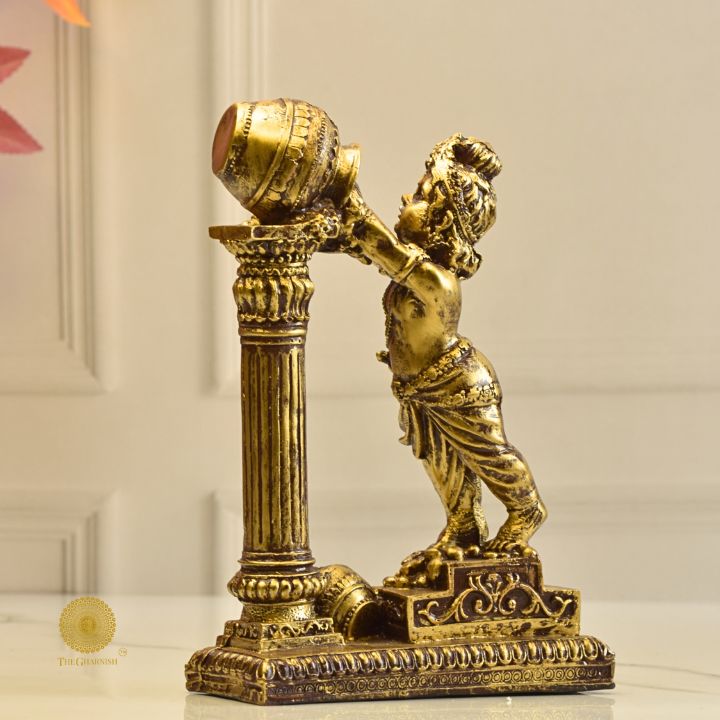 Makhanchor Bal Gopal Statue - The Gharnish - A Unit of Satkala Creations