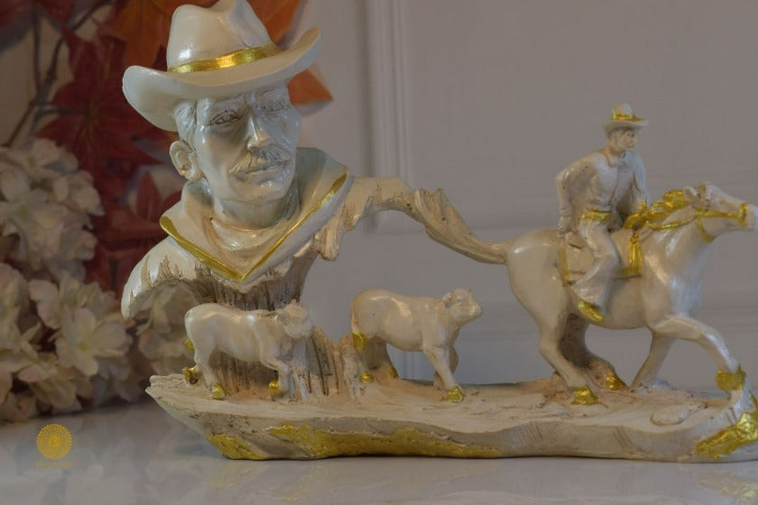 Cowboy Action Figurine - The Gharnish - A Unit of Satkala Creations