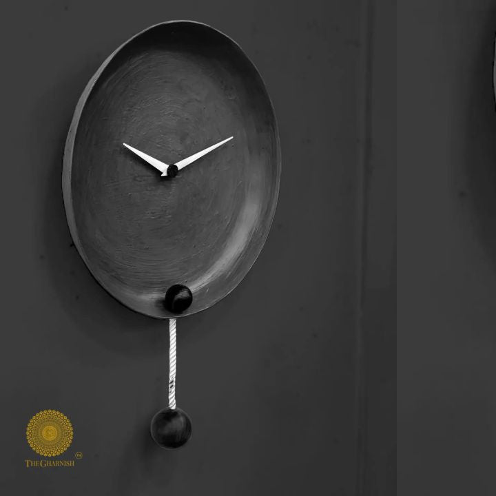 Pendulam Wall Clock - The Gharnish - A Unit of Satkala Creations