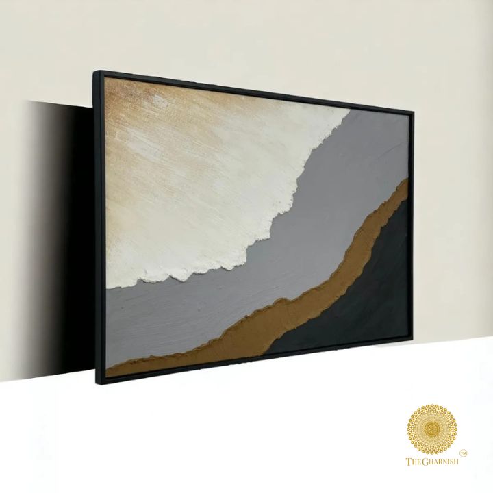 Modern Abstract Landscape Art Piece - The Gharnish - A Unit of Satkala Creations