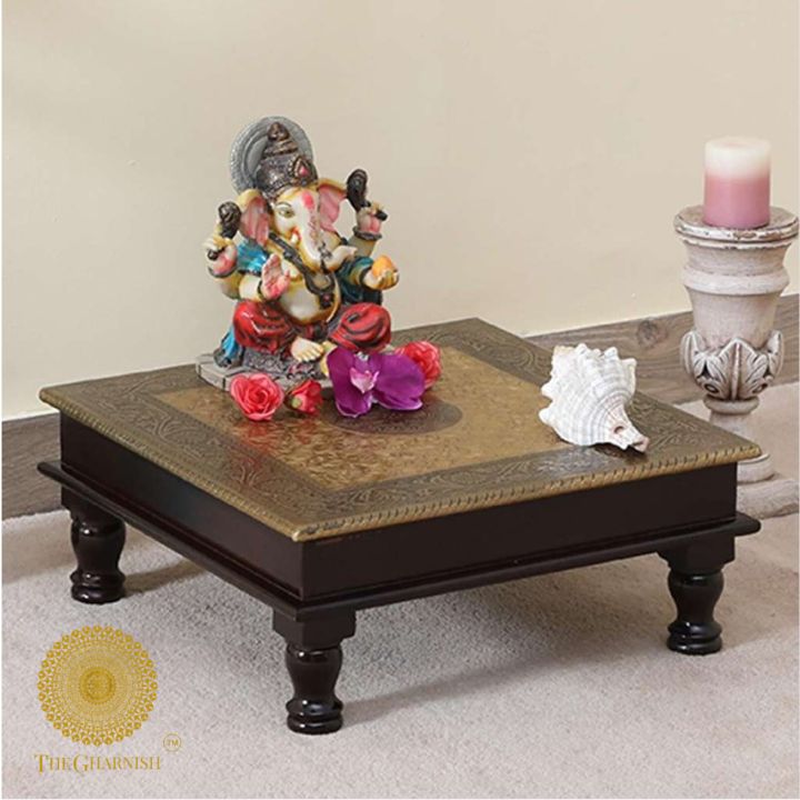 Decorative Brass bajot - The Gharnish - A Unit of Satkala Creations