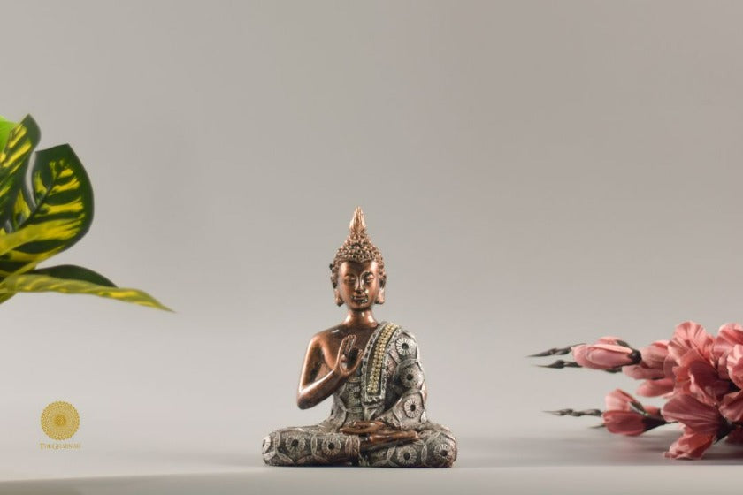 Divine Blessing Buddha Statue - The Gharnish - A Unit of Satkala Creations