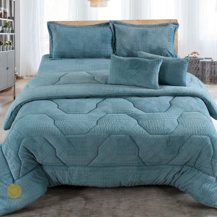 Premium 6 Pcs Winter Bedding Quilt Set - The Gharnish - A Unit of Satkala Creations