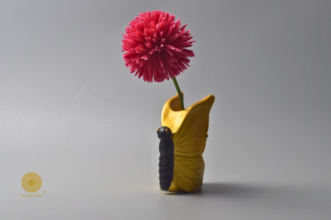 Butterfly Table Top Vase - The Gharnish - A Unit of Satkala Creations