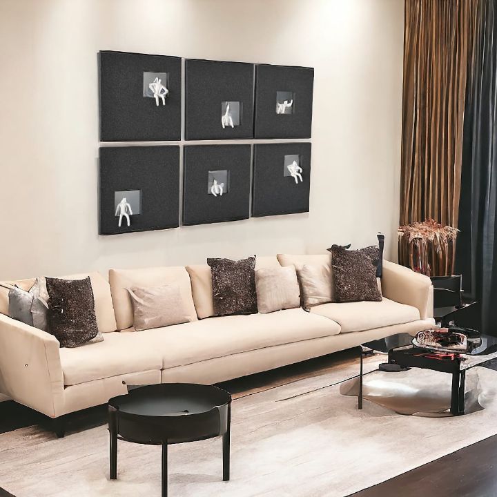 Wooden decorated wall accent - The Gharnish - A Unit of Satkala Creations