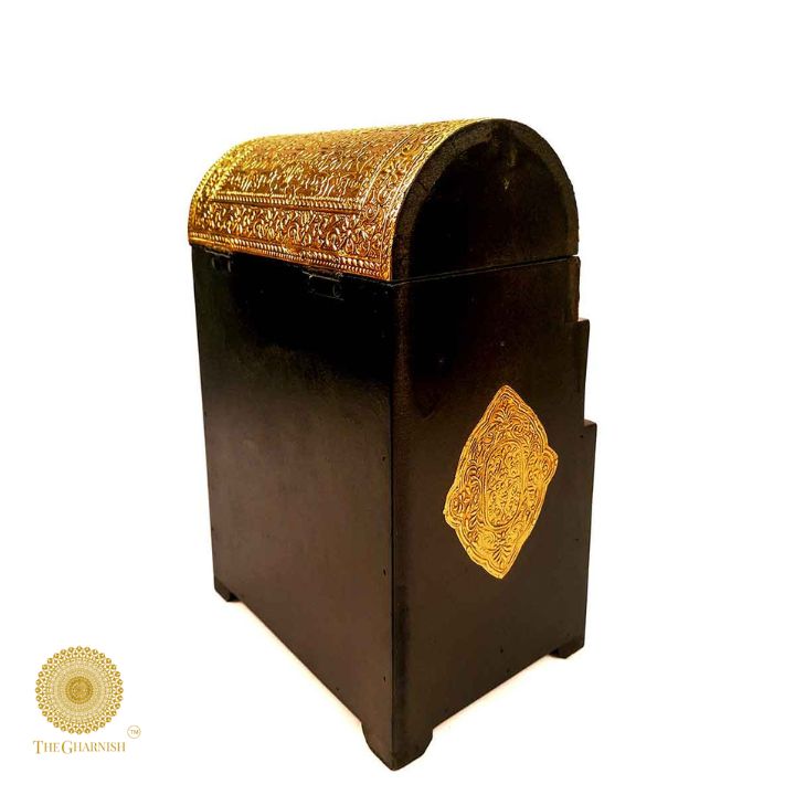 Vintage Brass Plating Jewellery Box - The Gharnish - A Unit of Satkala Creations