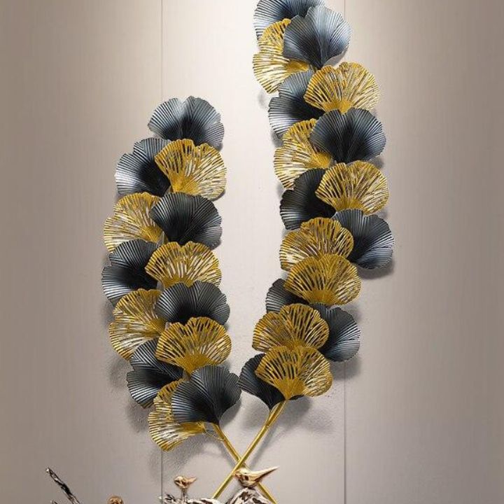 Waving Flower sticks Wall Art (24x48 Inches) - The Gharnish - A Unit of Satkala Creations