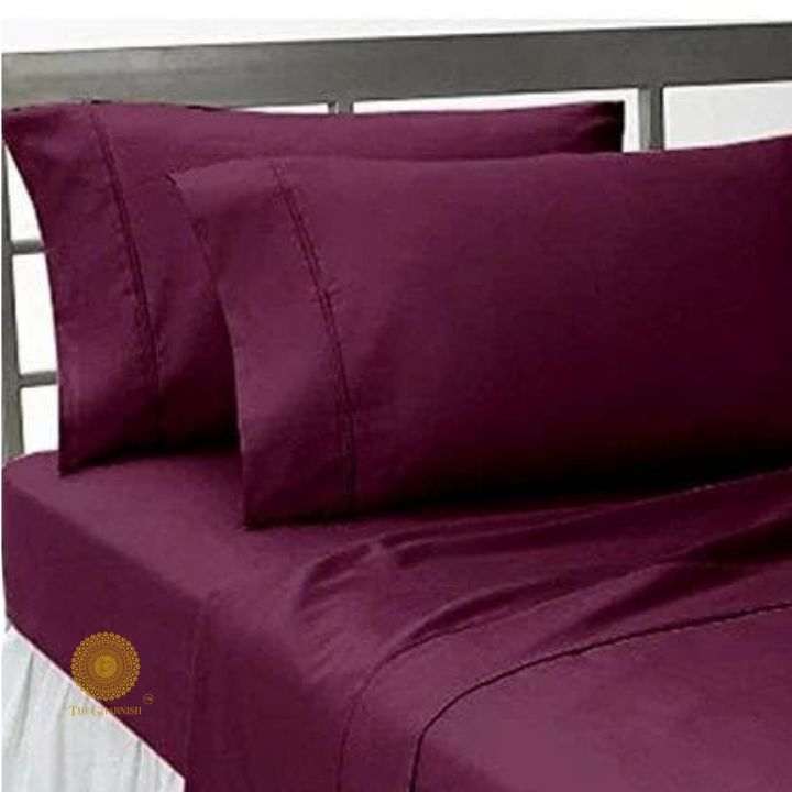 300 Thread Count 100% Cotton Organic Bedsheet - The Gharnish - A Unit of Satkala Creations