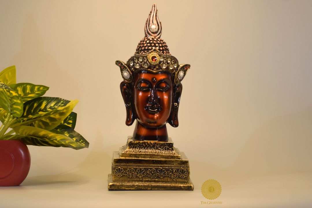 Meditative Buddha Figurine Accent - The Gharnish - A Unit of Satkala Creations