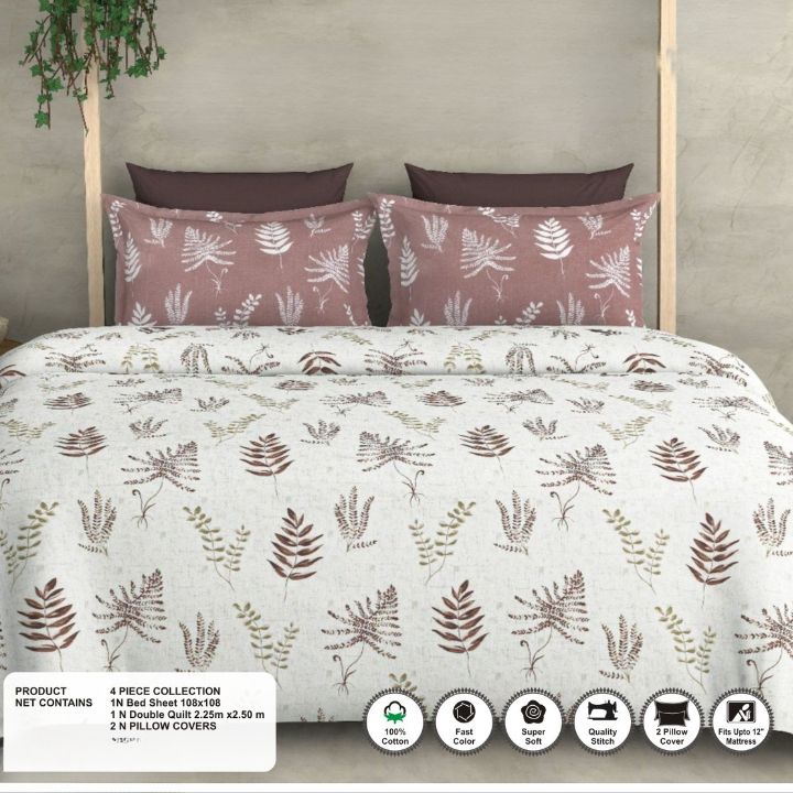 Pure Cotton King Size Dohar Set - The Gharnish - A Unit of Satkala Creations
