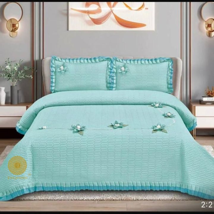 Goosebumps King Size 3 Pcs Bedding Set - The Gharnish - A Unit of Satkala Creations