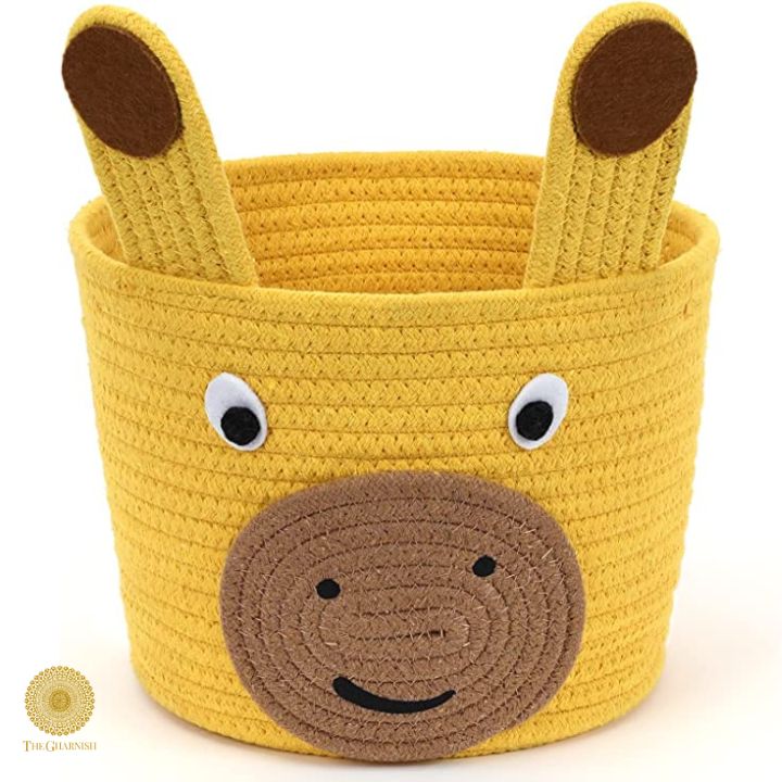 Cotton Rope Multipurpose Basket - The Gharnish - A Unit of Satkala Creations