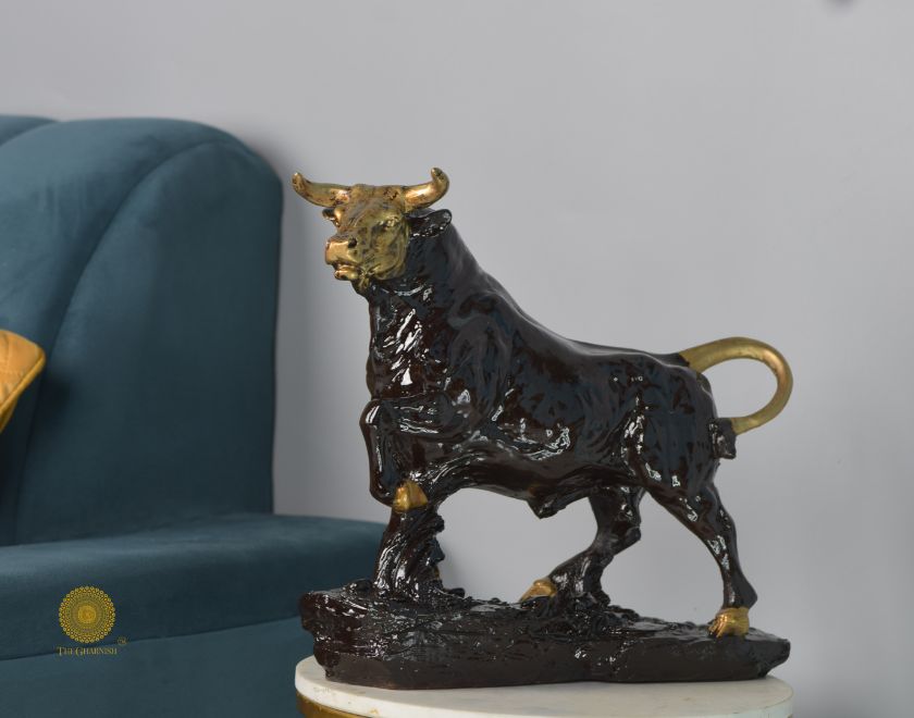 Charging Bull Statue - Big - The Gharnish - A Unit of Satkala Creations