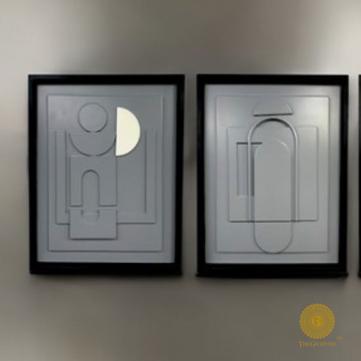 Premium Wooden Design Cat Wall Art (12x15 Inches Each) - The Gharnish - A Unit of Satkala Creations