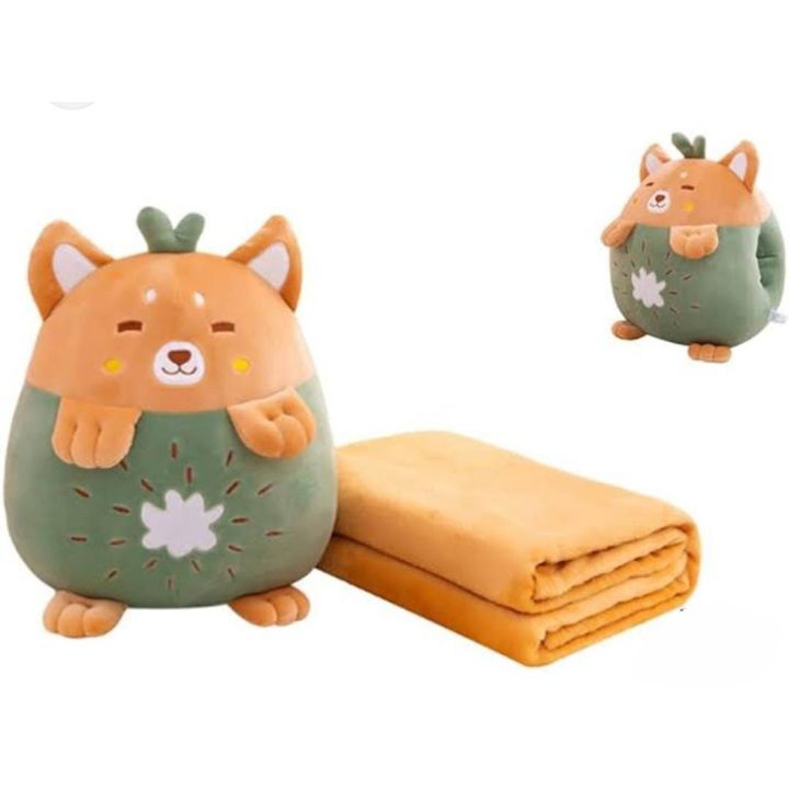 Fruit Series Toys Cum AC Blanket for Kids - The Gharnish - A Unit of Satkala Creations