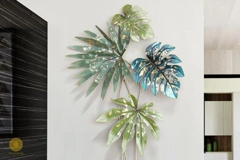 Creative Plant Leaf Wall Art - The Gharnish - A Unit of Satkala Creations