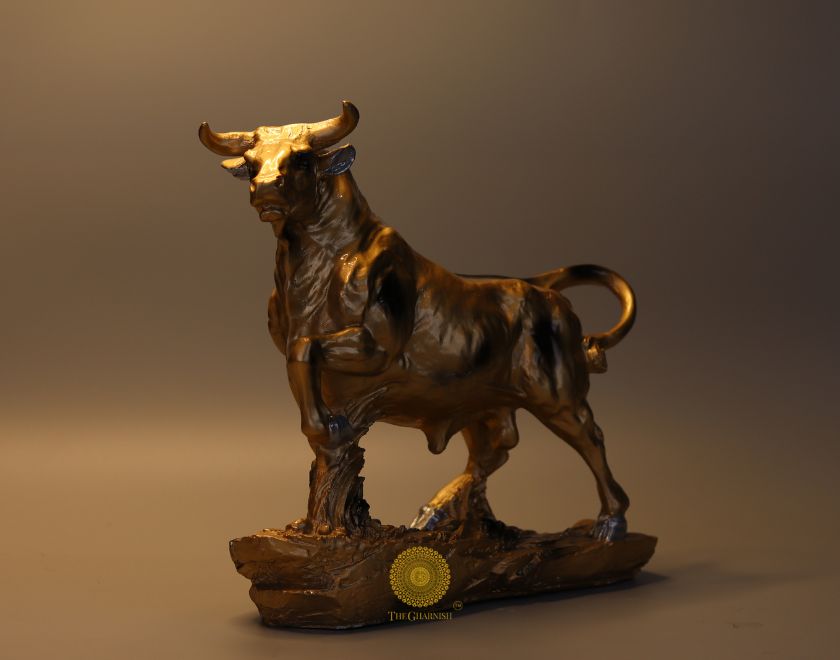 Charging Bull Statue - Big - The Gharnish - A Unit of Satkala Creations