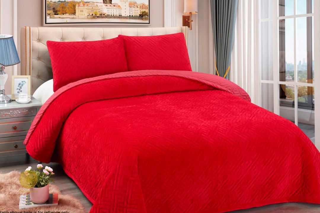 Homy Premium Reversible Quilted Bedcover - The Gharnish - A Unit of Satkala Creations