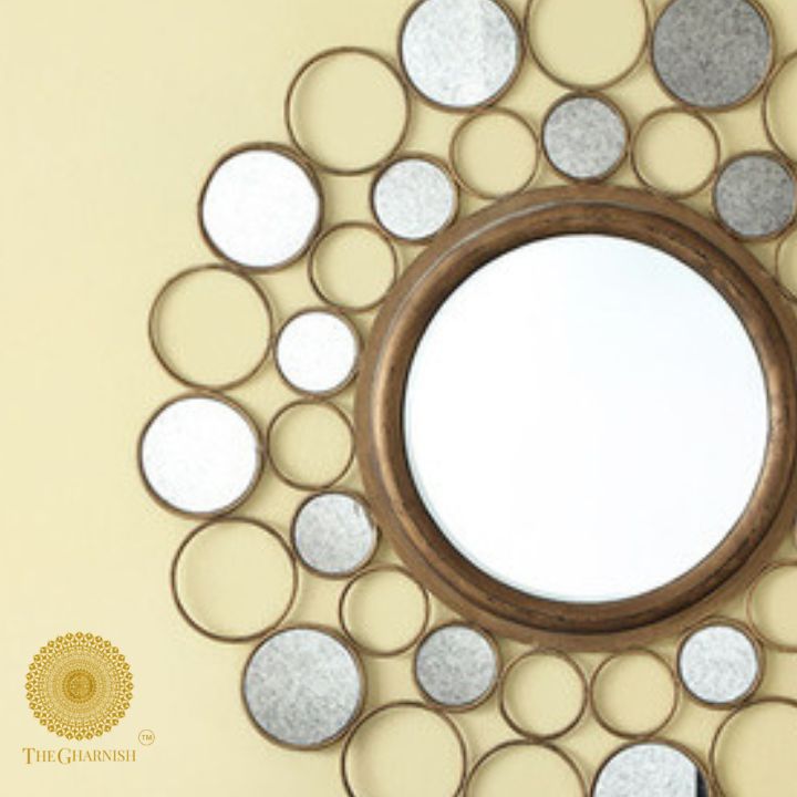Significant Bunch of Mirrors Wall Mirror (30 Inches Dia) - The Gharnish - A Unit of Satkala Creations