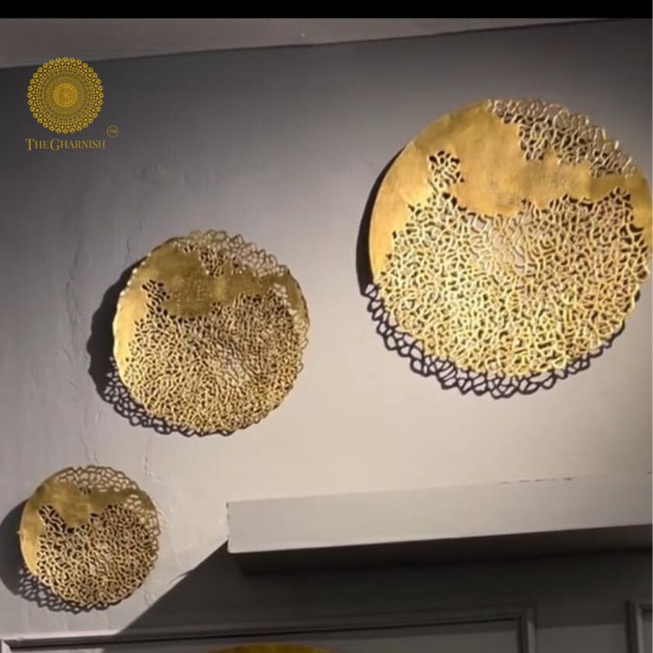 Set of 3 Coral Reef Wall Art (16,12,8 Inches) - The Gharnish - A Unit of Satkala Creations