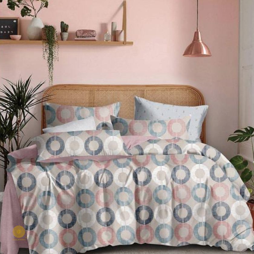 Spazio 4pcs Reversible Comforter set - The Gharnish - A Unit of Satkala Creations