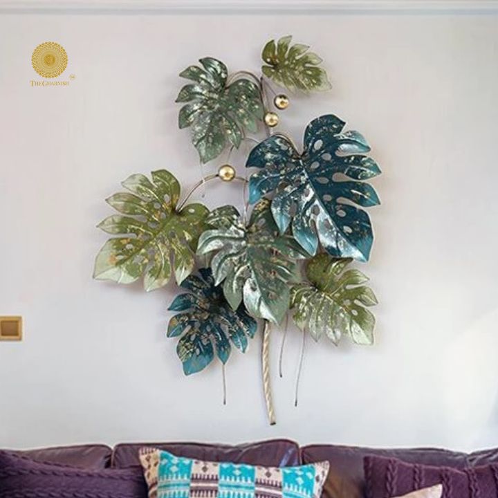 Wrought Iron Metal Wall Hanging (24x36 Inches) - The Gharnish - A Unit of Satkala Creations