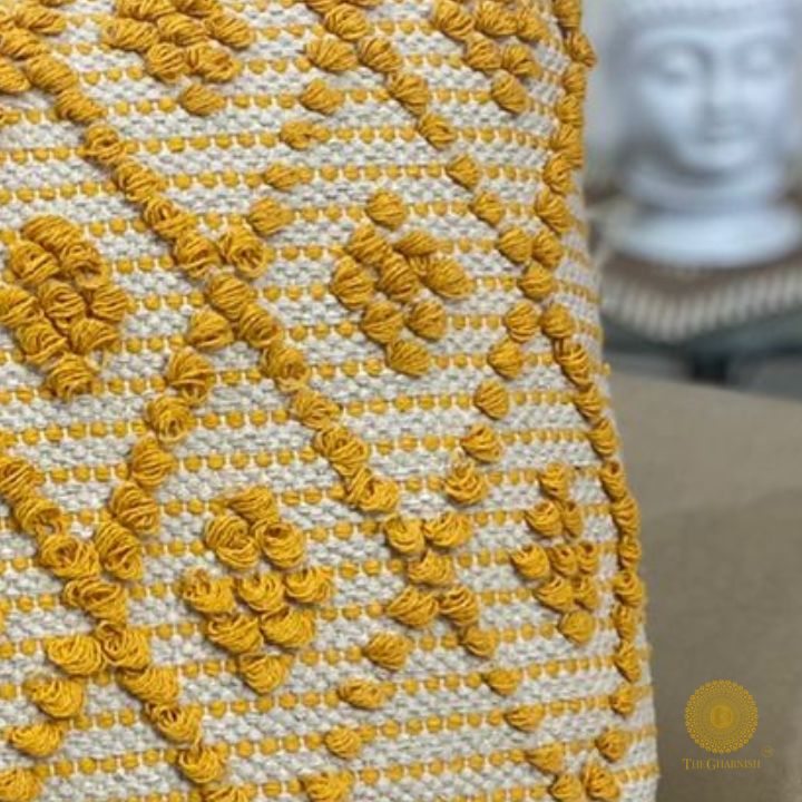 Cotton Woven Embrodiery Set of 2 Cushion Cover - The Gharnish - A Unit of Satkala Creations