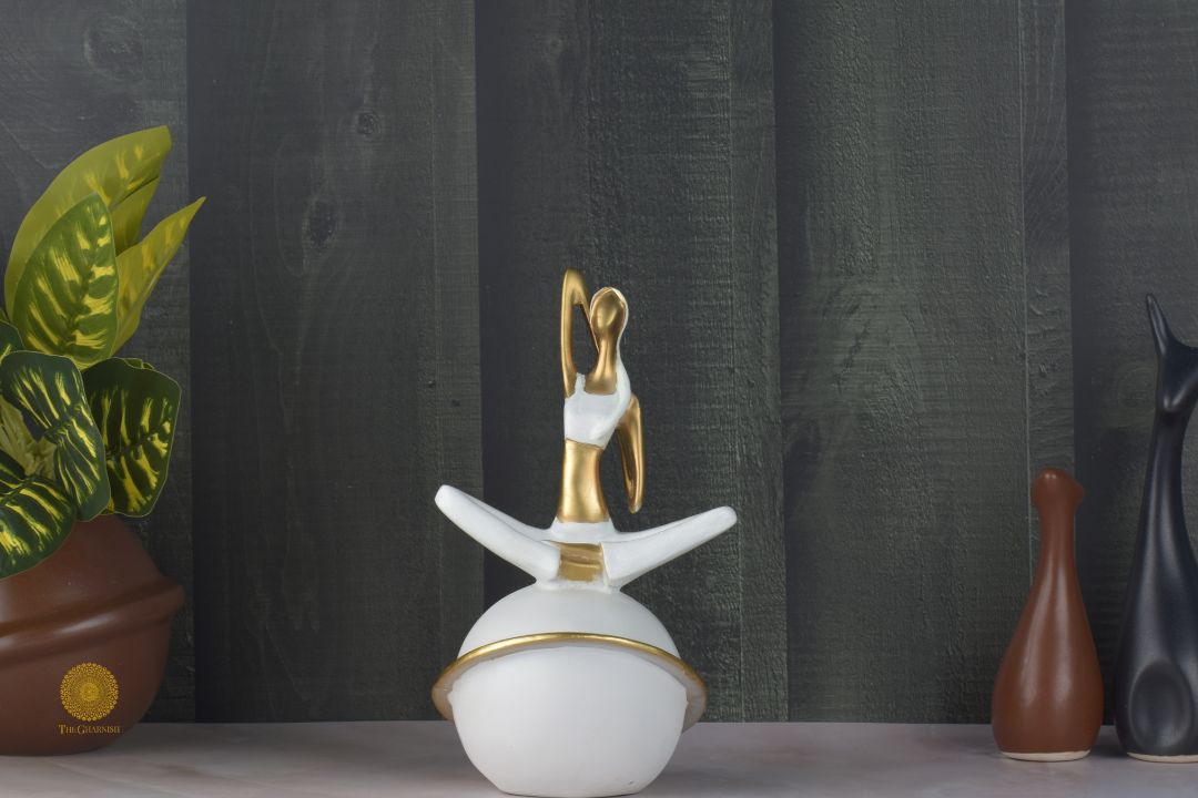 Yoga Pose Figurine - The Gharnish - A Unit of Satkala Creations