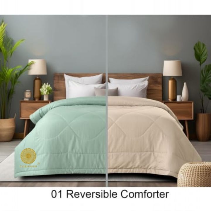 Supersoft Imported  Ac Double Bed Reversible Comforter - The Gharnish - A Unit of Satkala Creations