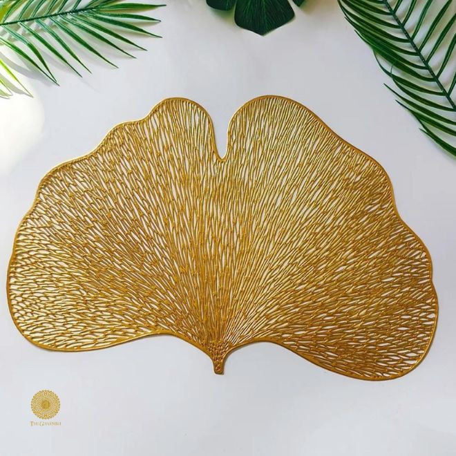 Leaf Design Dinning Table Mat - Set of 6 - The Gharnish - A Unit of Satkala Creations