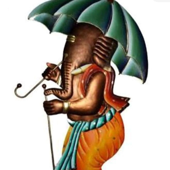 Ganesha Aagman Wall Art (24 x 15 Inches) - The Gharnish - A Unit of Satkala Creations