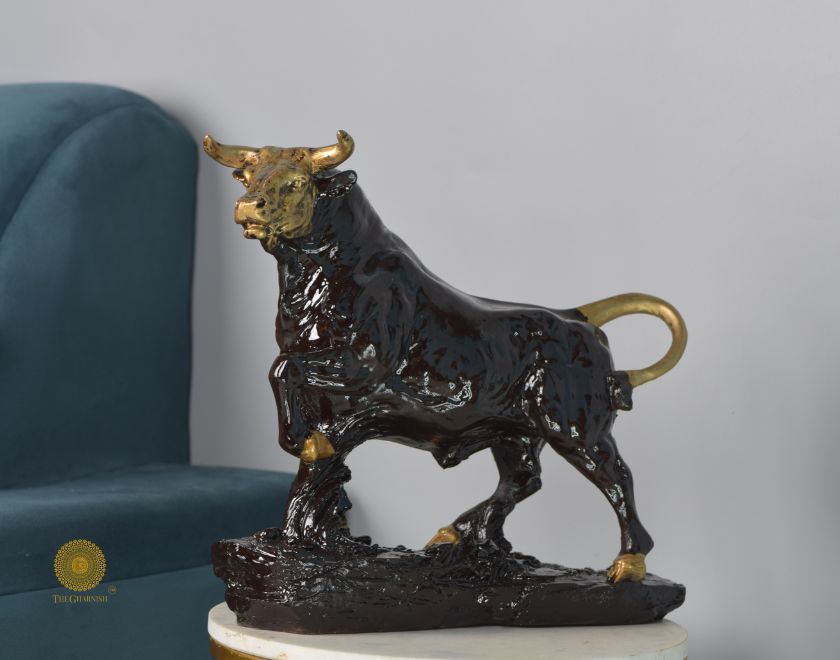 Charging Bull Statue - Big - The Gharnish - A Unit of Satkala Creations