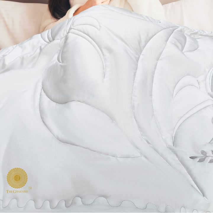 Elegant Comforters With Embroidery - The Gharnish - A Unit of Satkala Creations