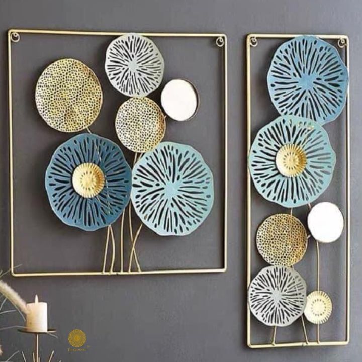Pair of Flower Frames - The Gharnish - A Unit of Satkala Creations
