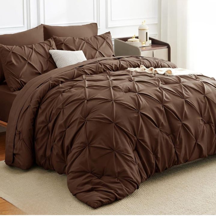 Super Premium King Size Cotton Blend Solid Reversible Comforter 4 Pcs Set - The Gharnish - A Unit of Satkala Creations