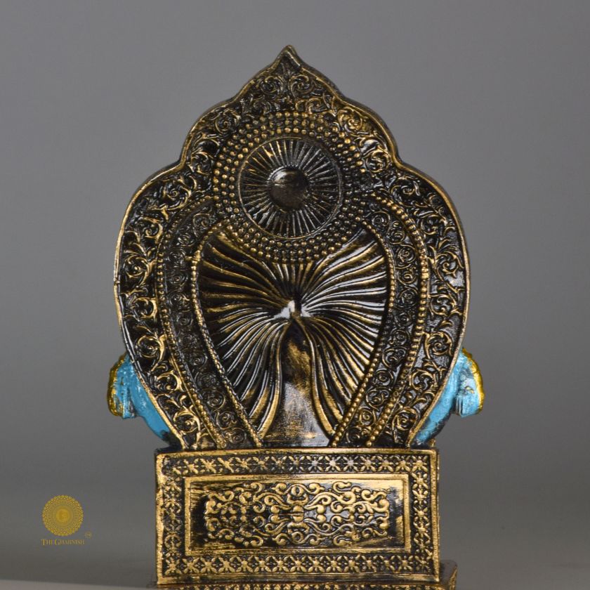 Lord Kuber Statue for Wealth and Harmony | Kuber Resin Murti for Home - The Gharnish - A Unit of Satkala Creations