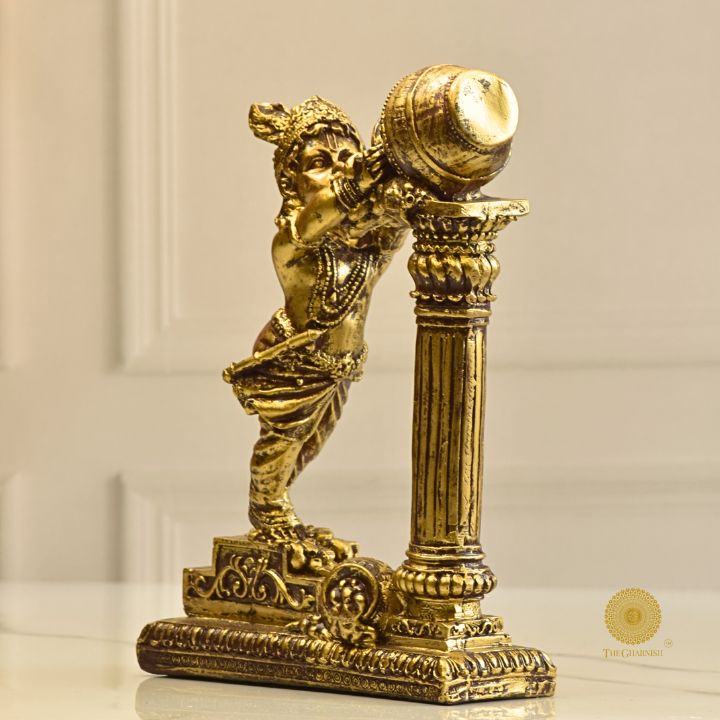Makhanchor Bal Gopal Statue - The Gharnish - A Unit of Satkala Creations