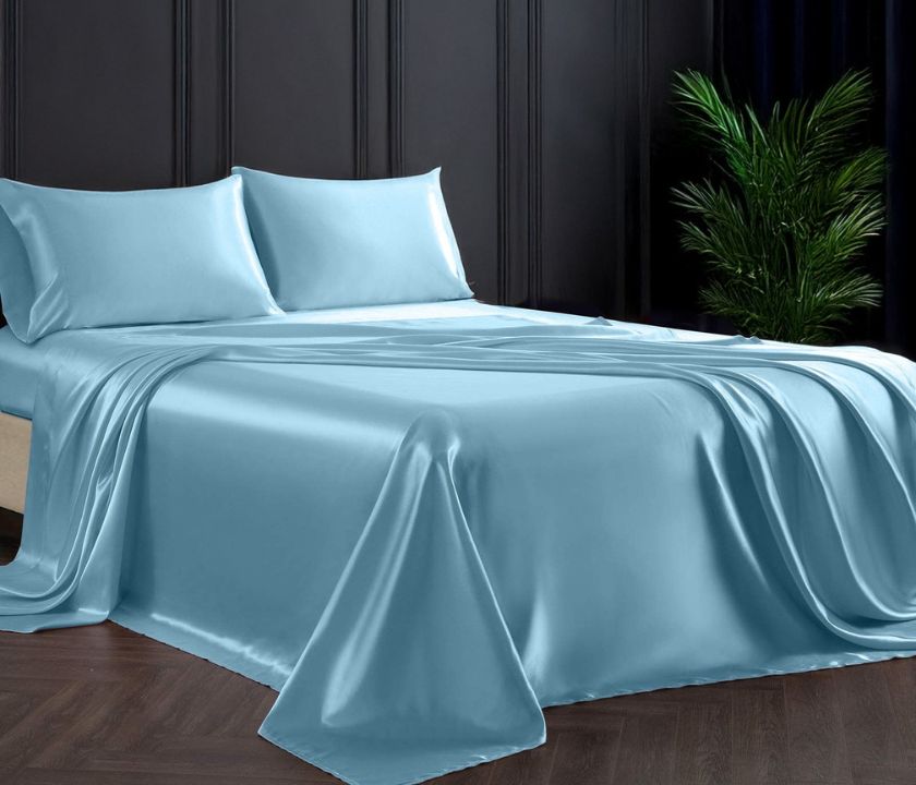 Shades of Desire Plain 3pcs King Size Bedsheet - The Gharnish - A Unit of Satkala Creations