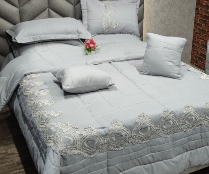 BROCADE Super Soft Luxurious 8pcs Beddings set - The Gharnish - A Unit of Satkala Creations