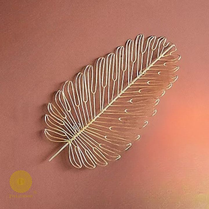 Set of 2 Palm Leaf Wall Art - The Gharnish - A Unit of Satkala Creations