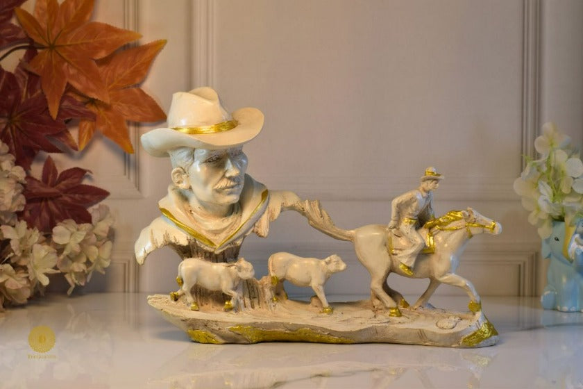 Cowboy Action Figurine - The Gharnish - A Unit of Satkala Creations