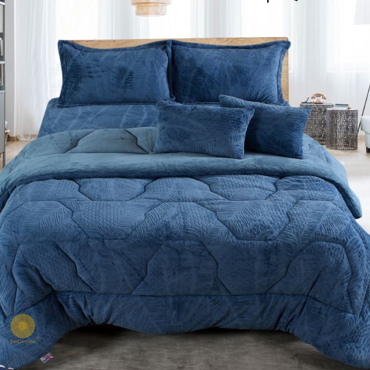 Premium 6 Pcs Winter Bedding Quilt Set - The Gharnish - A Unit of Satkala Creations