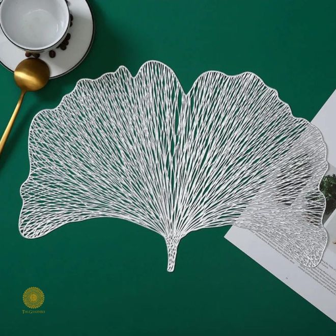 Leaf Design Dinning Table Mat - Set of 6 - The Gharnish - A Unit of Satkala Creations