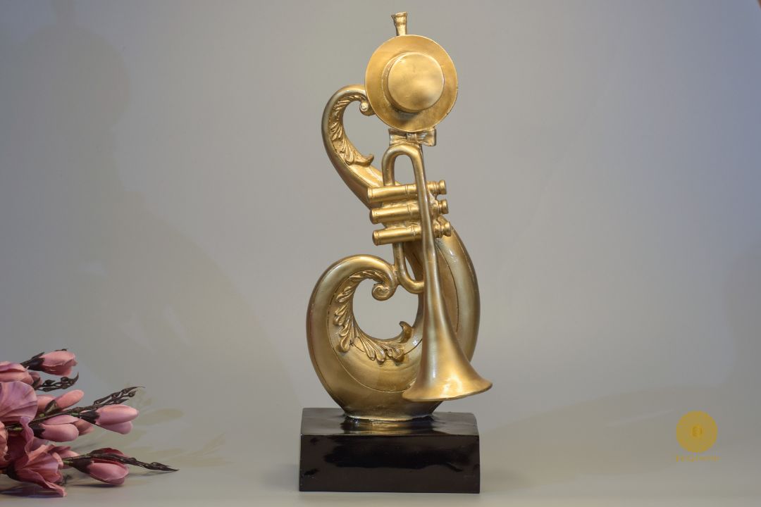 Musical Instrument Showpiece - Trumpet - The Gharnish - A Unit of Satkala Creations